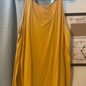 Mustard yellow tank